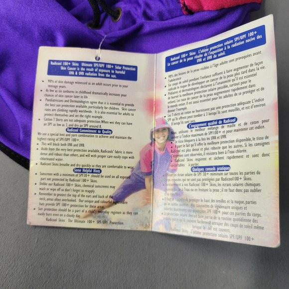 Radicool Hat Cap Strap Back Small UV Sun Protection Kids SPF 50+ Outdoor Summer - Picture 14 of 16